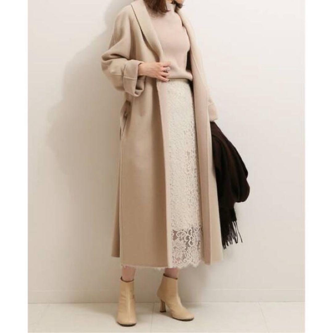 NOBLE ノーブル ショールカラーリバーコート　定価70,400円