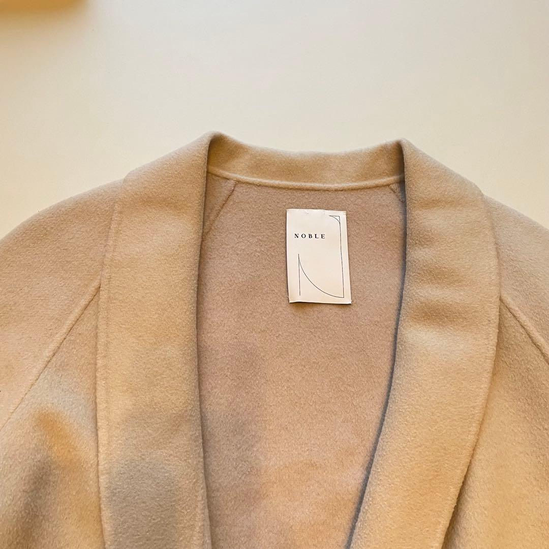 NOBLE ノーブル ショールカラーリバーコート　定価70,400円