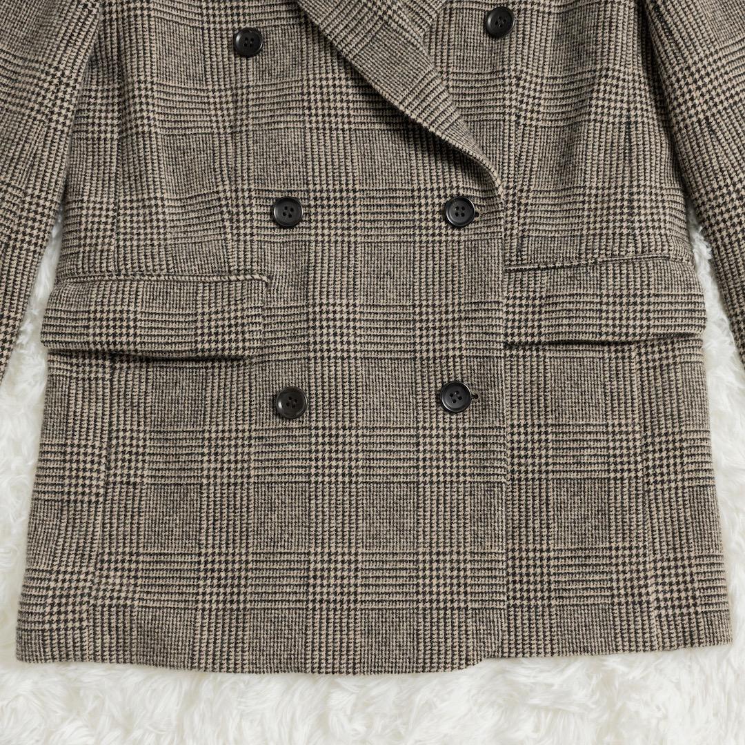 Plage プラージュ GIRL チェック W ジャケット 38 ウール