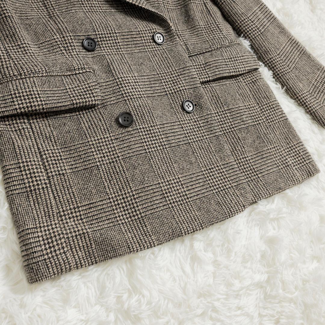 Plage プラージュ GIRL チェック W ジャケット 38 ウール