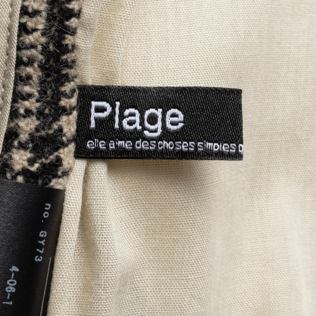 Plage プラージュ GIRL チェック W ジャケット 38 ウール