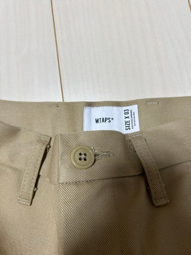 パンツ WTAPS 22SS CREASE/TROUSER/COPO TWILL 03