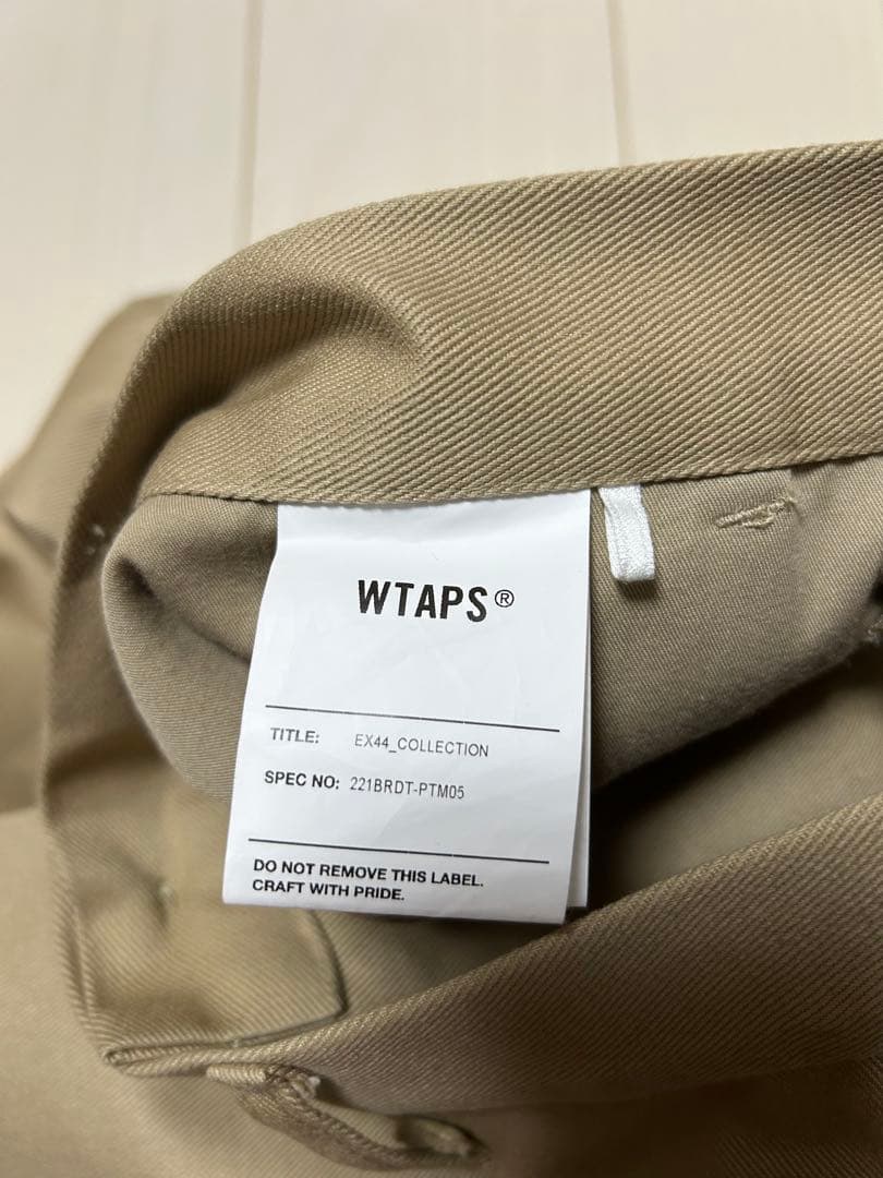 パンツ WTAPS 22SS CREASE/TROUSER/COPO TWILL 03