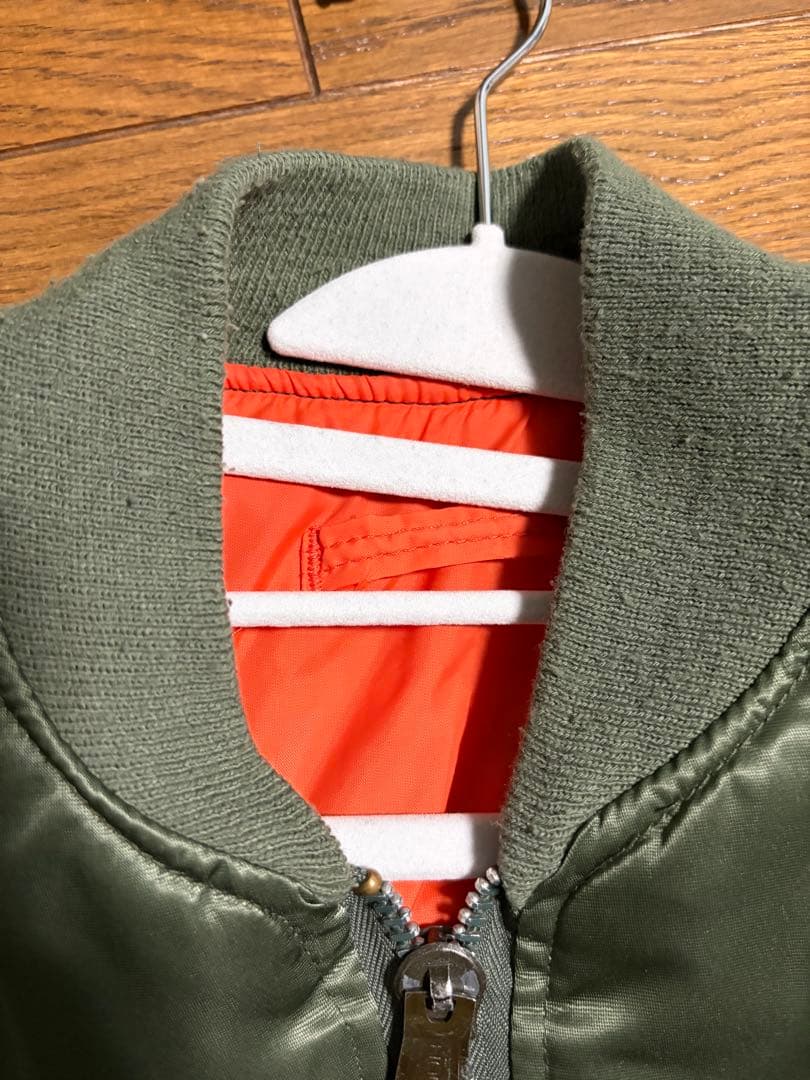 米軍実物 MA-1 IDEALジップ CORINTH製 USA製 サイズM