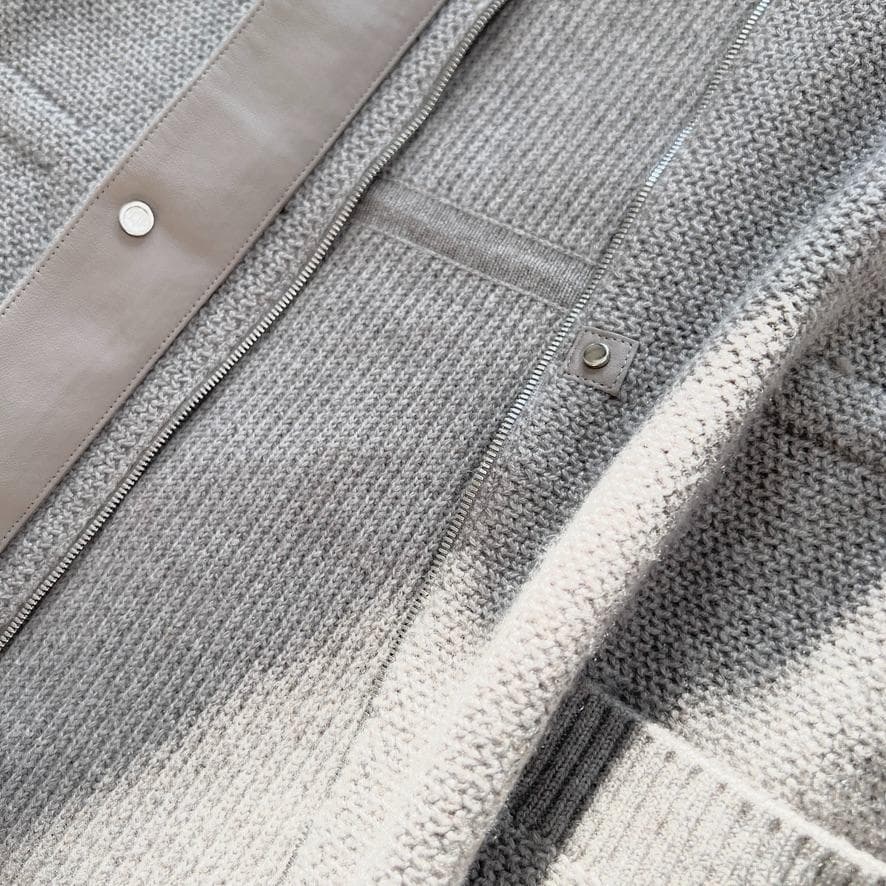 未使用★LOROPIANA★カシミヤ★ボリューム★ファー★フーディコート