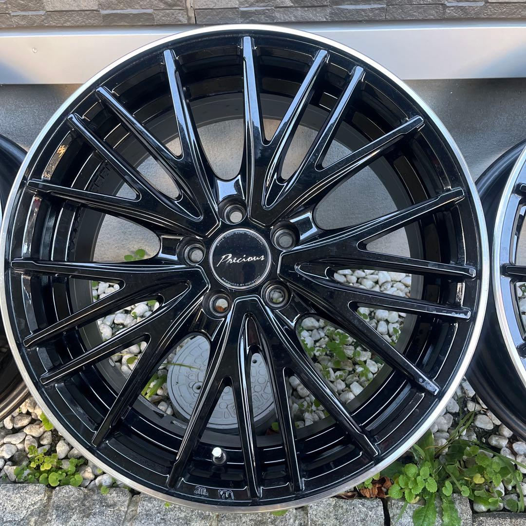 プレシャス 17in 7J +50 PCD100 ホイール4本セット
