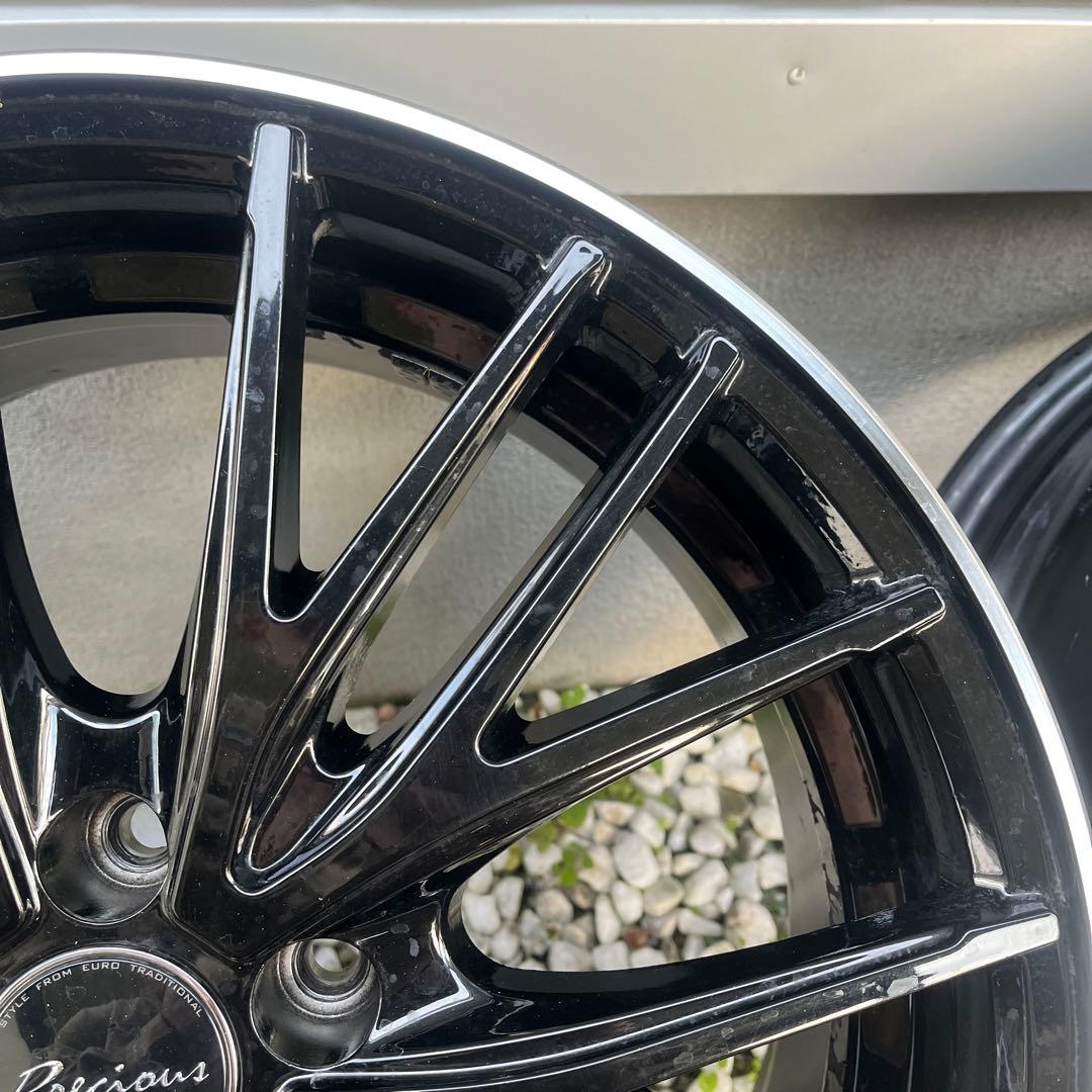 プレシャス 17in 7J +50 PCD100 ホイール4本セット