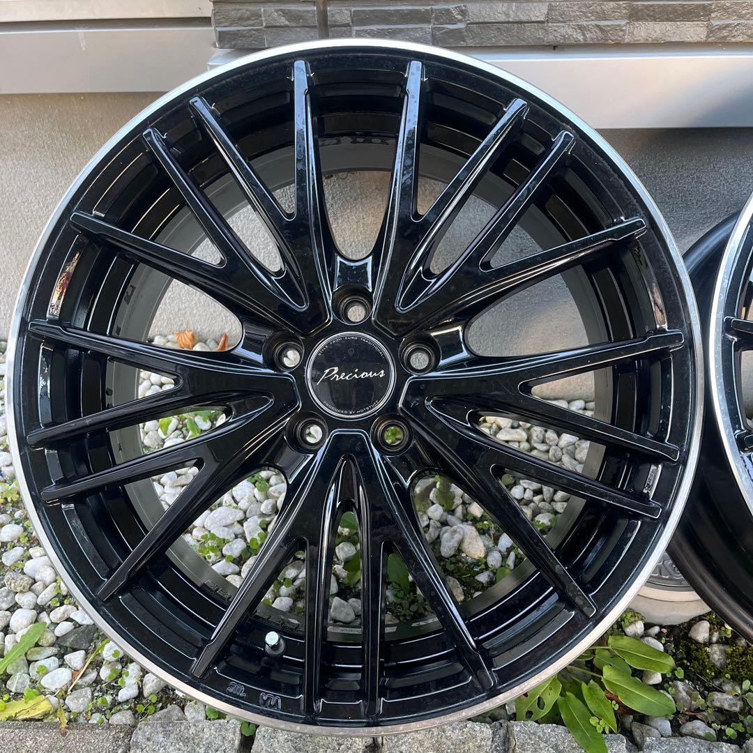 プレシャス 17in 7J +50 PCD100 ホイール4本セット