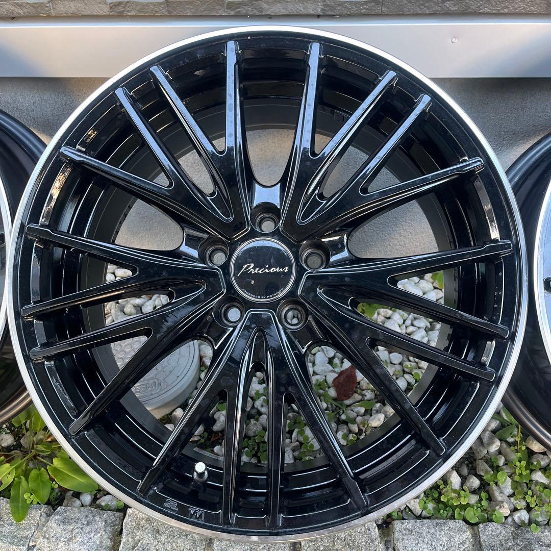 プレシャス 17in 7J +50 PCD100 ホイール4本セット