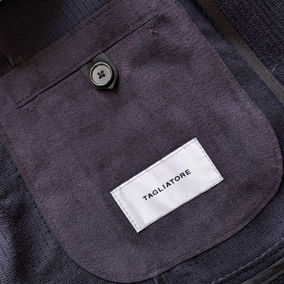 【近年モデル】TAGLIATORE Dakar ネイビー ジャケット 46サイズ