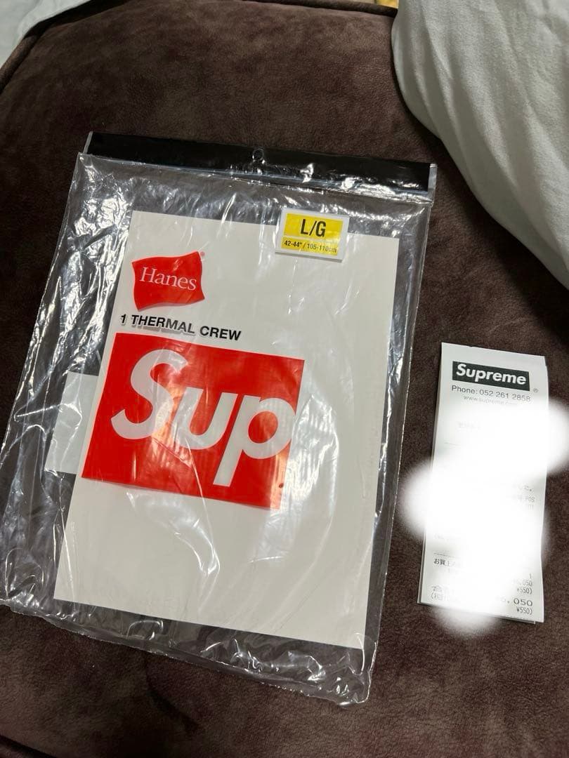 Supreme Hanes骨格プリント サーマル