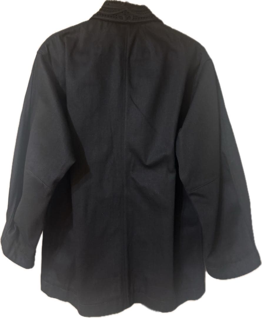 ジャケット・アウター Cord Embroidery Detail Denim Jacket mame