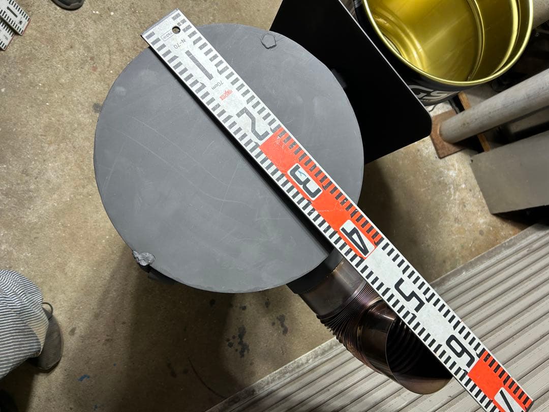 鍛冶工のプロが製作 廃油 ストーブ スライド蓋 キャスターロック付 送料無料