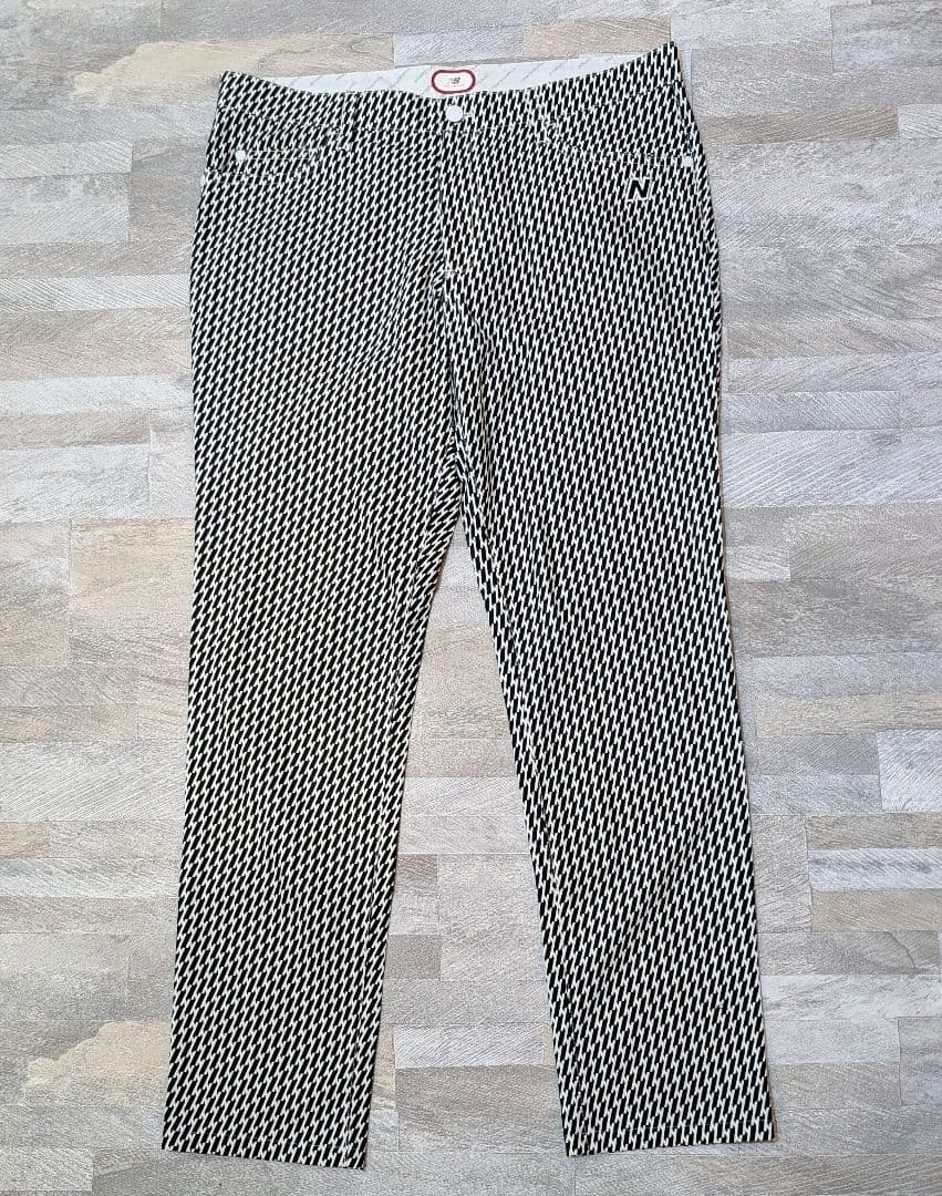 ★立春セール★ニューバランス ゴルフ 総柄 ゴルフパンツ メンズ 6（LL）