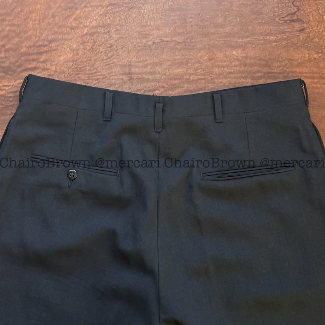 60s ビンテージ ブラック トラウザー TALON ZIP