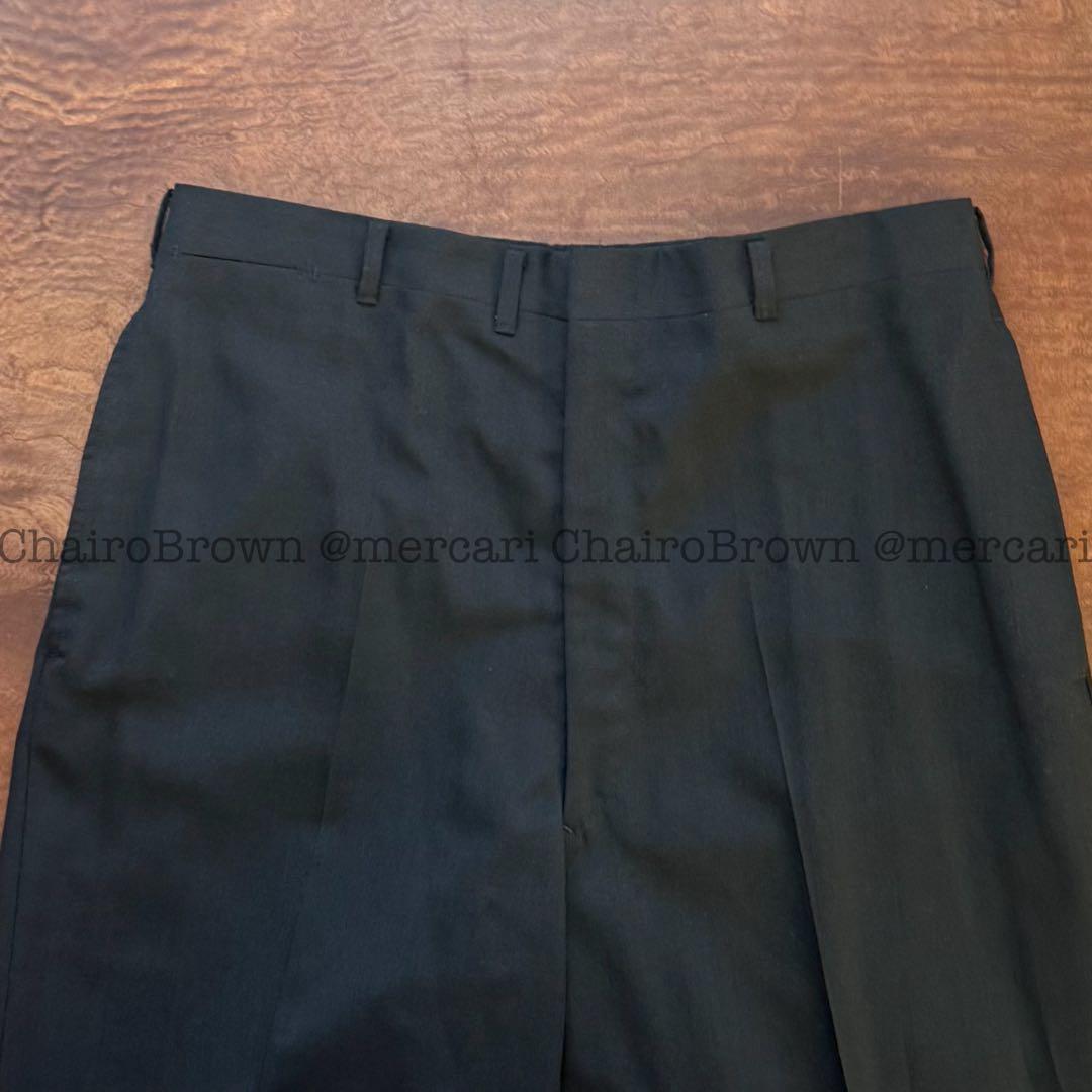60s ビンテージ ブラック トラウザー TALON ZIP