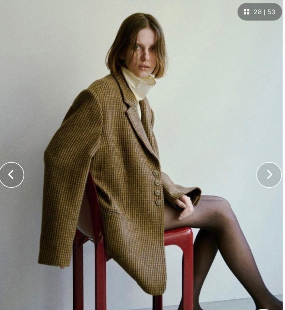 ジャケット・アウター todayful Wool100% Check Jacket 36