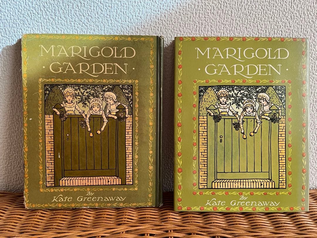 初版？ MARIGOLD GARDEN ケイト・グリーナウェイ 木版絵本＋復刻版