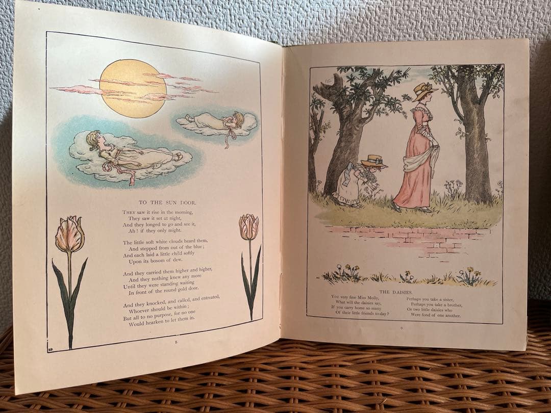 初版？ MARIGOLD GARDEN ケイト・グリーナウェイ 木版絵本＋復刻版