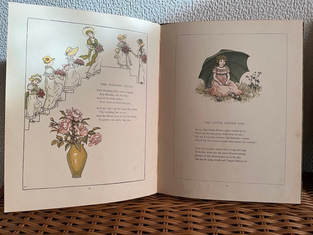 初版？ MARIGOLD GARDEN ケイト・グリーナウェイ 木版絵本＋復刻版