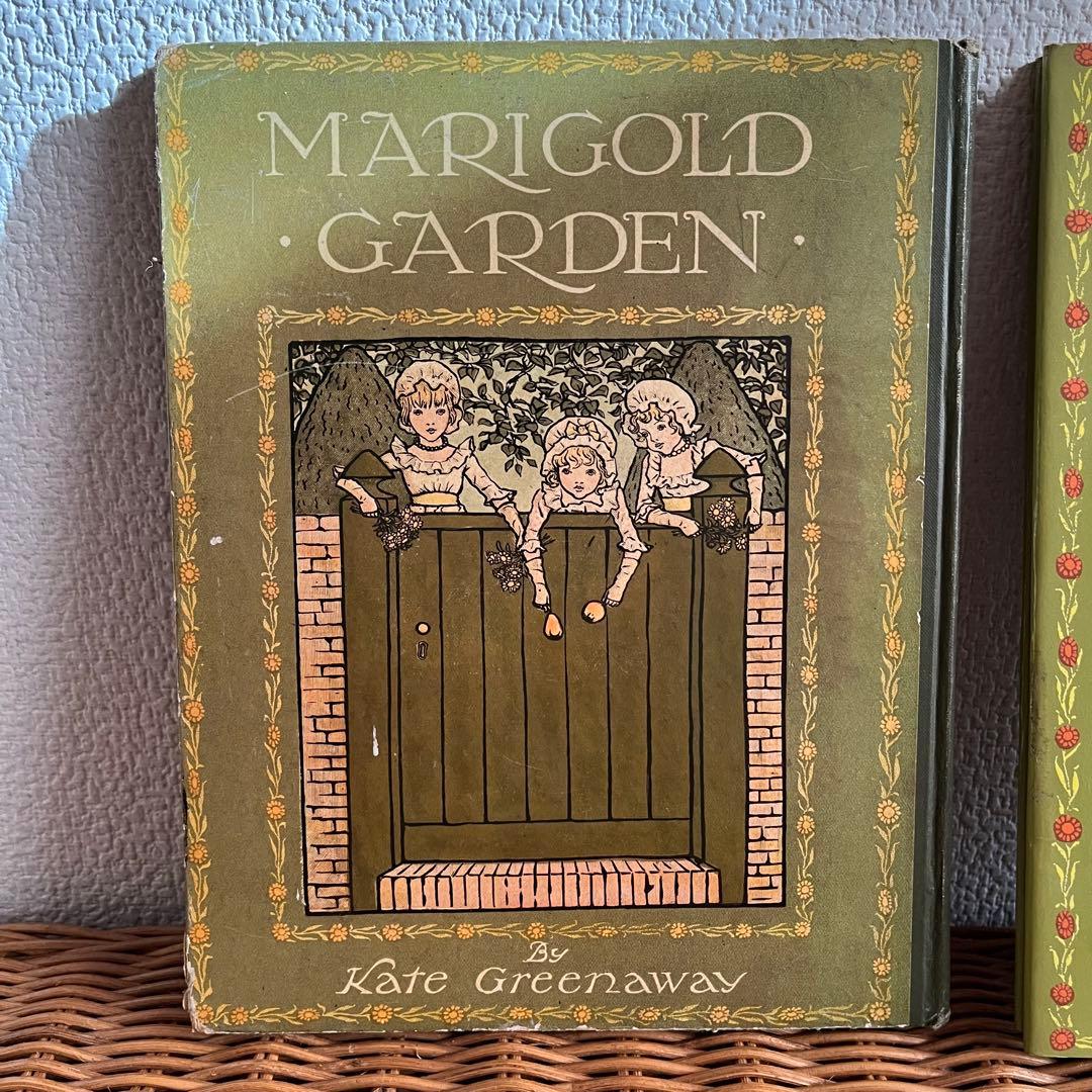 初版？ MARIGOLD GARDEN ケイト・グリーナウェイ 木版絵本＋復刻版