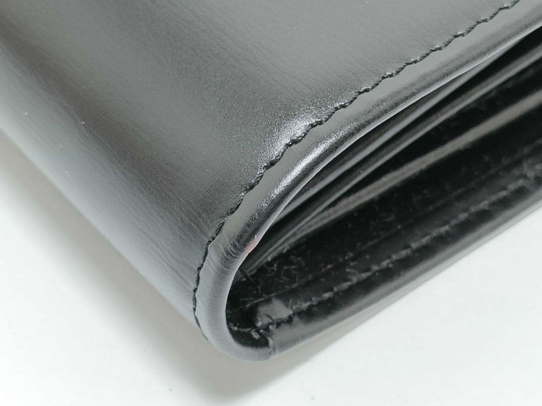 正規品 カルティエ パンテール 三つ折り長財布 黒 箱付