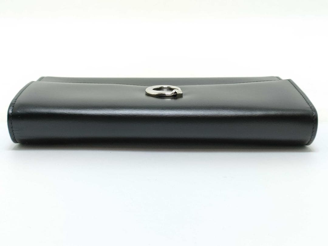 正規品 カルティエ パンテール 三つ折り長財布 黒 箱付