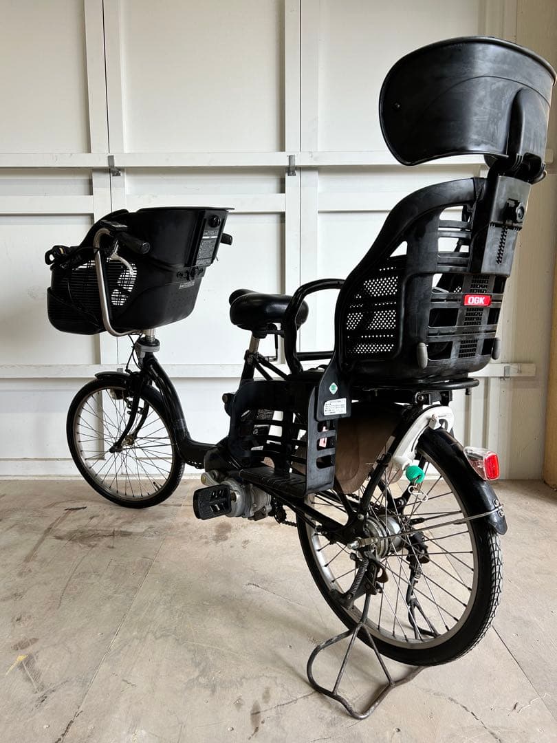 Panasonic 電動アシスト自転車 前後チャイルドシート付き ブラック