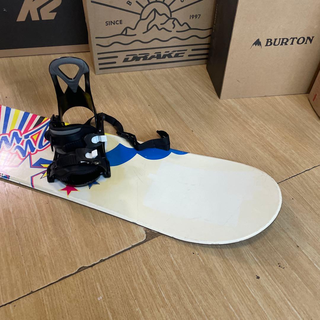 ZUMA　キッズスノーボードセット　未使用バイン付3点セット　128㎝