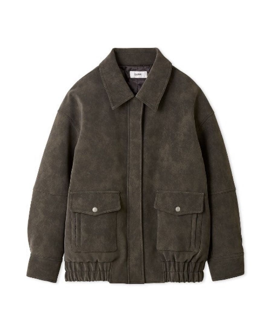 新品タグ付き　スナイデル マルチファブリックボアカラーブルゾン　GRY 1