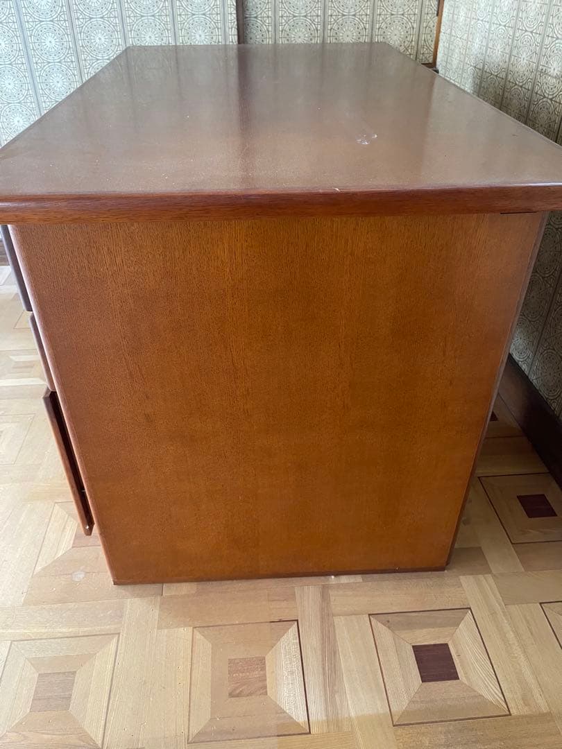 送料込み　木製書斎机