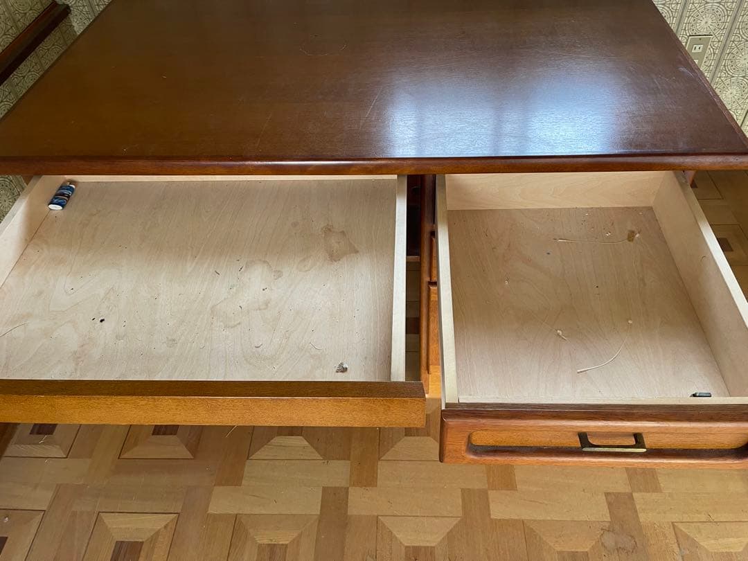 送料込み　木製書斎机