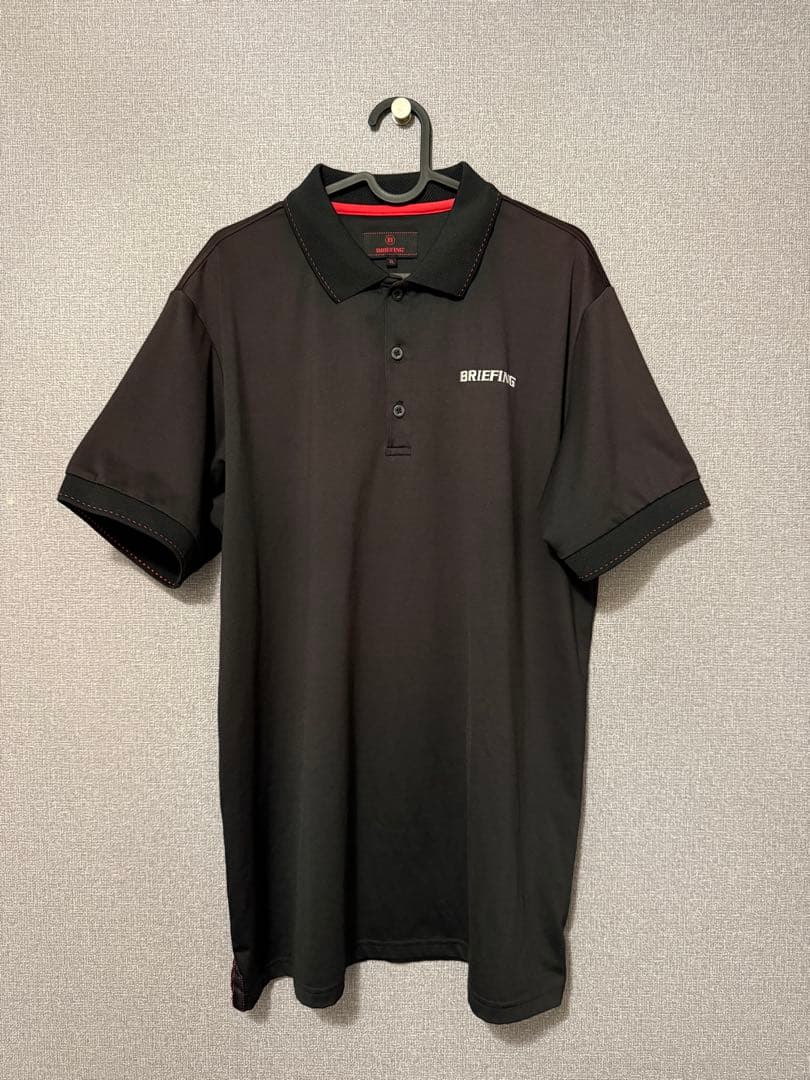 BRIEFING ブラック ポロシャツ XL