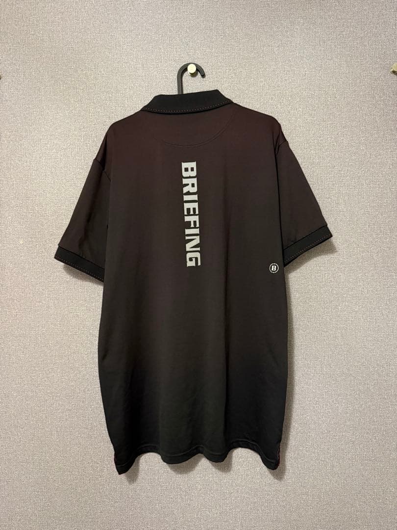 BRIEFING ブラック ポロシャツ XL