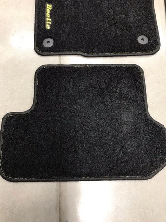 VW ザ・ビートル フロアマット イエロー 【希少】