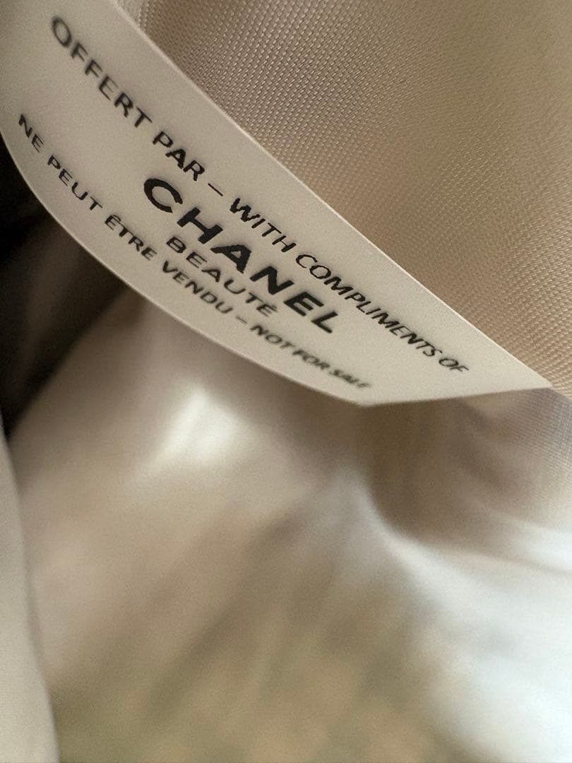 シャネル　ツイードバッグ　シフォン　パール ノベルティ