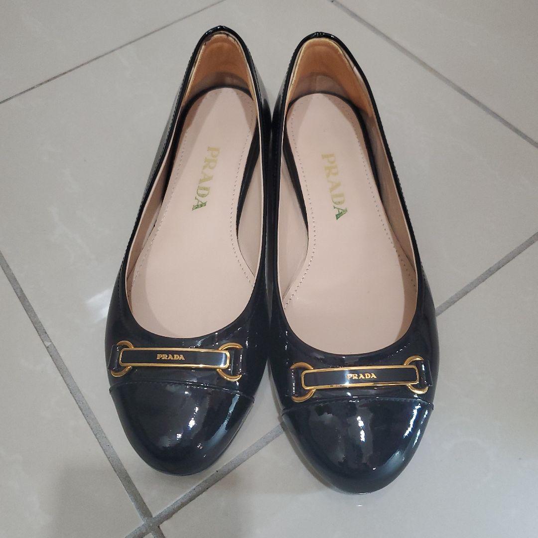 PRADA フラットシューズ 22.5