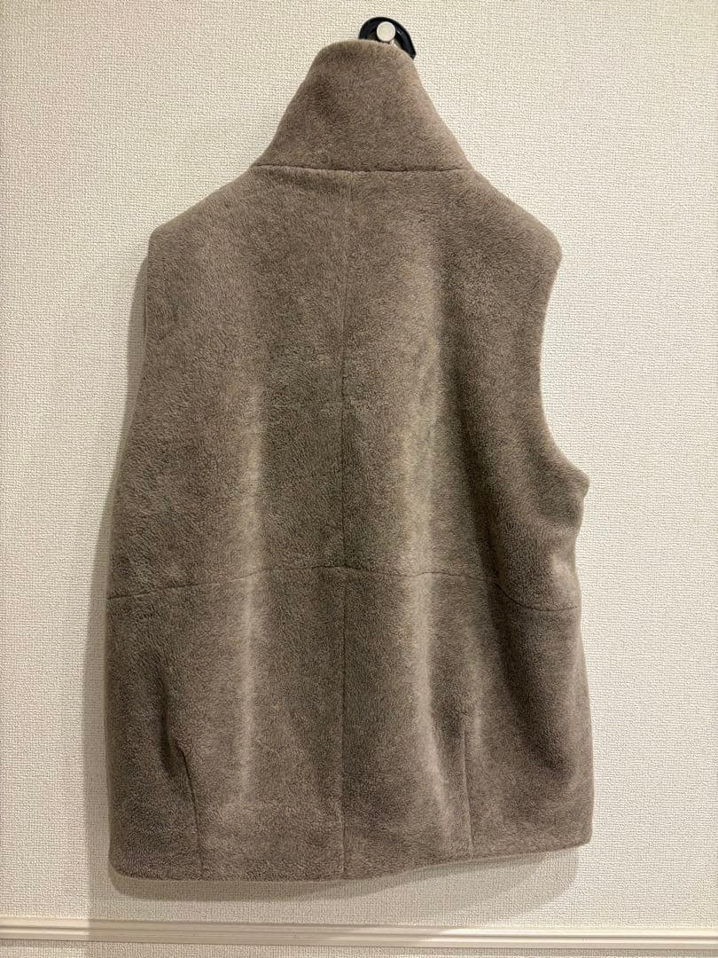 ETRE TOKYO メルトンフリースベスト（ベージュ）