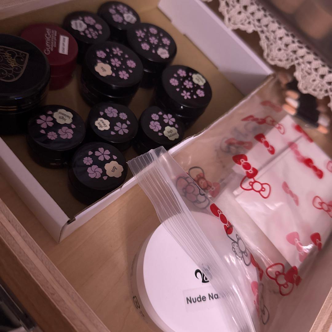 専用ネイルアート用品セット（グリッター・ストーン・ジェル）