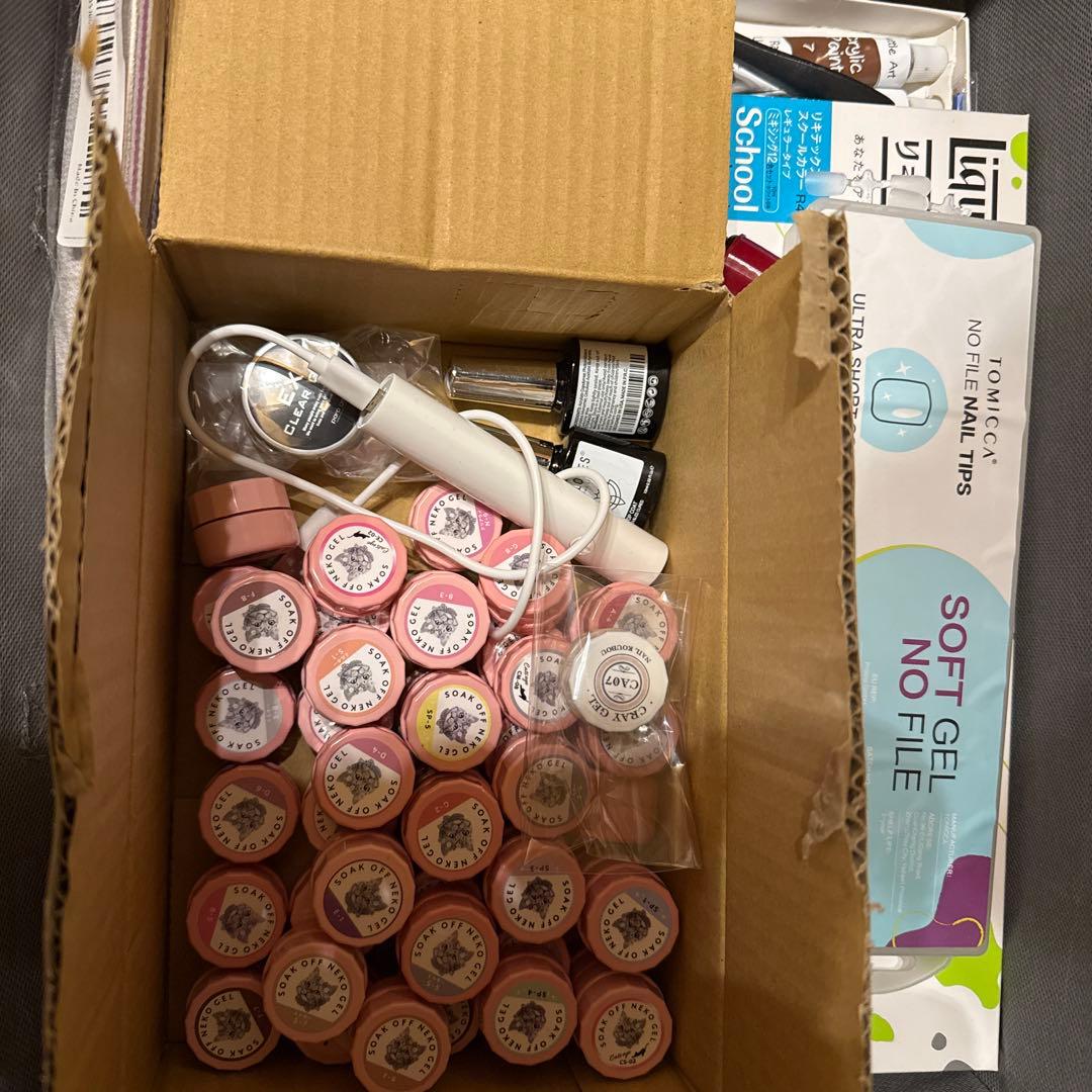 専用ネイルアート用品セット（グリッター・ストーン・ジェル）