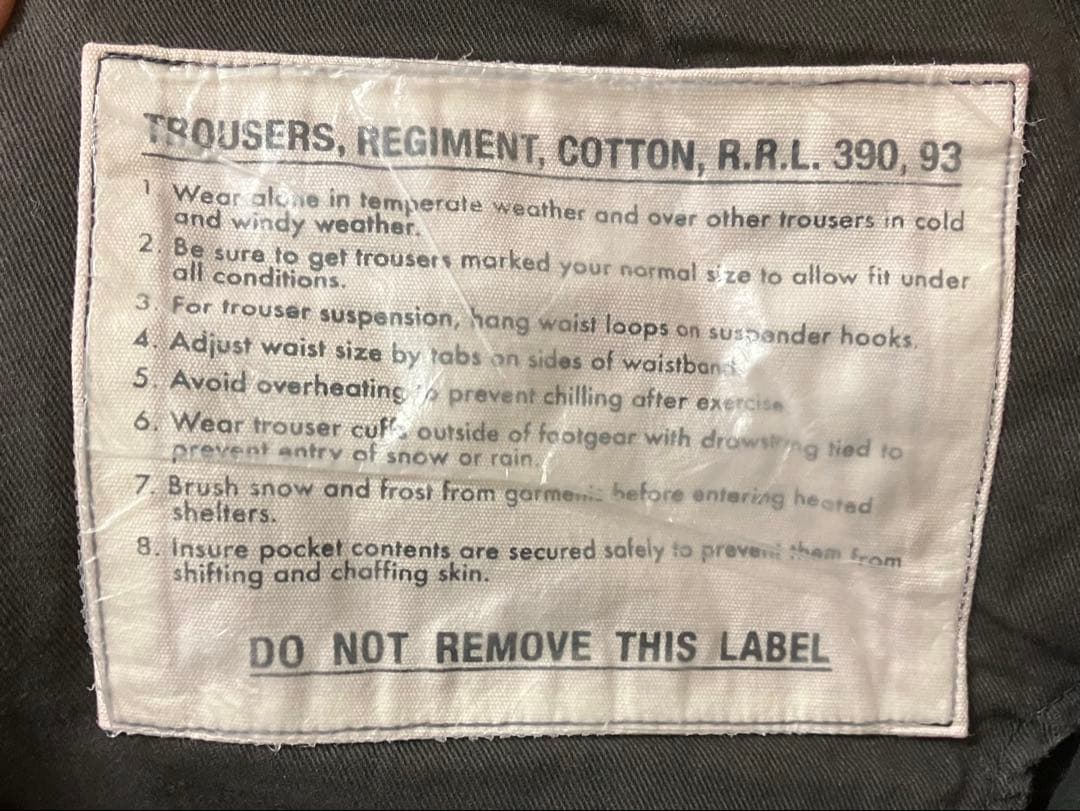 RRL ブラック カーゴパンツ 32x32