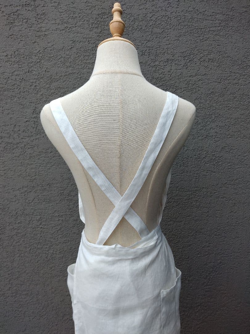 リネンエプロンドレス