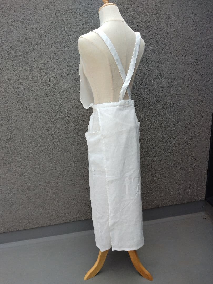 リネンエプロンドレス
