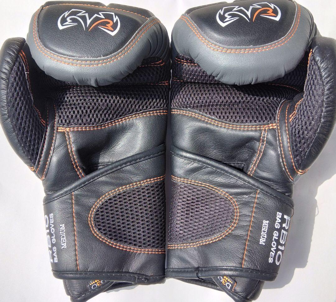 ボクシング ライバル RIVAL RB10 ボクシンググローブ グレー/ブラック