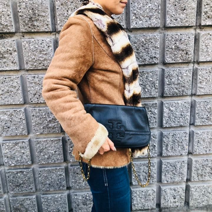 ☆デュアル ヴュー(DUAL VIEW)贅沢な総毛皮コート　サイズ40