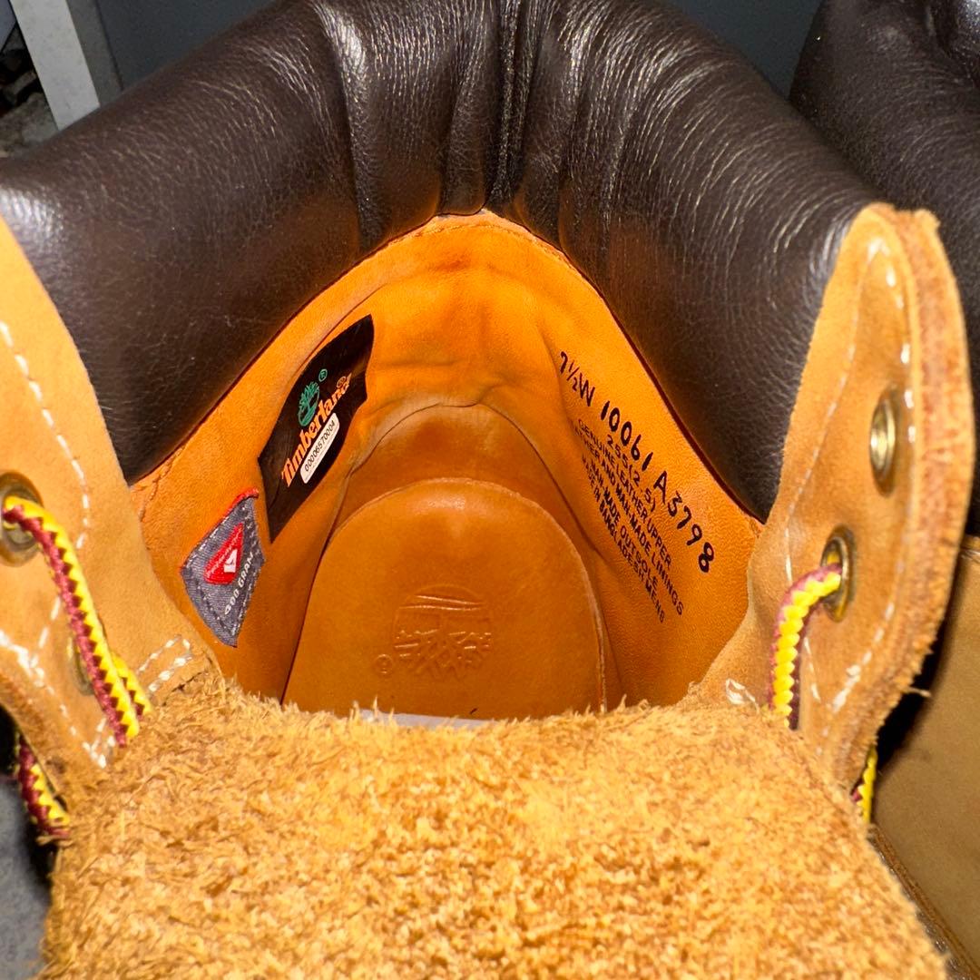 美品！Timberland 6インチ イエローブーツ　25.5