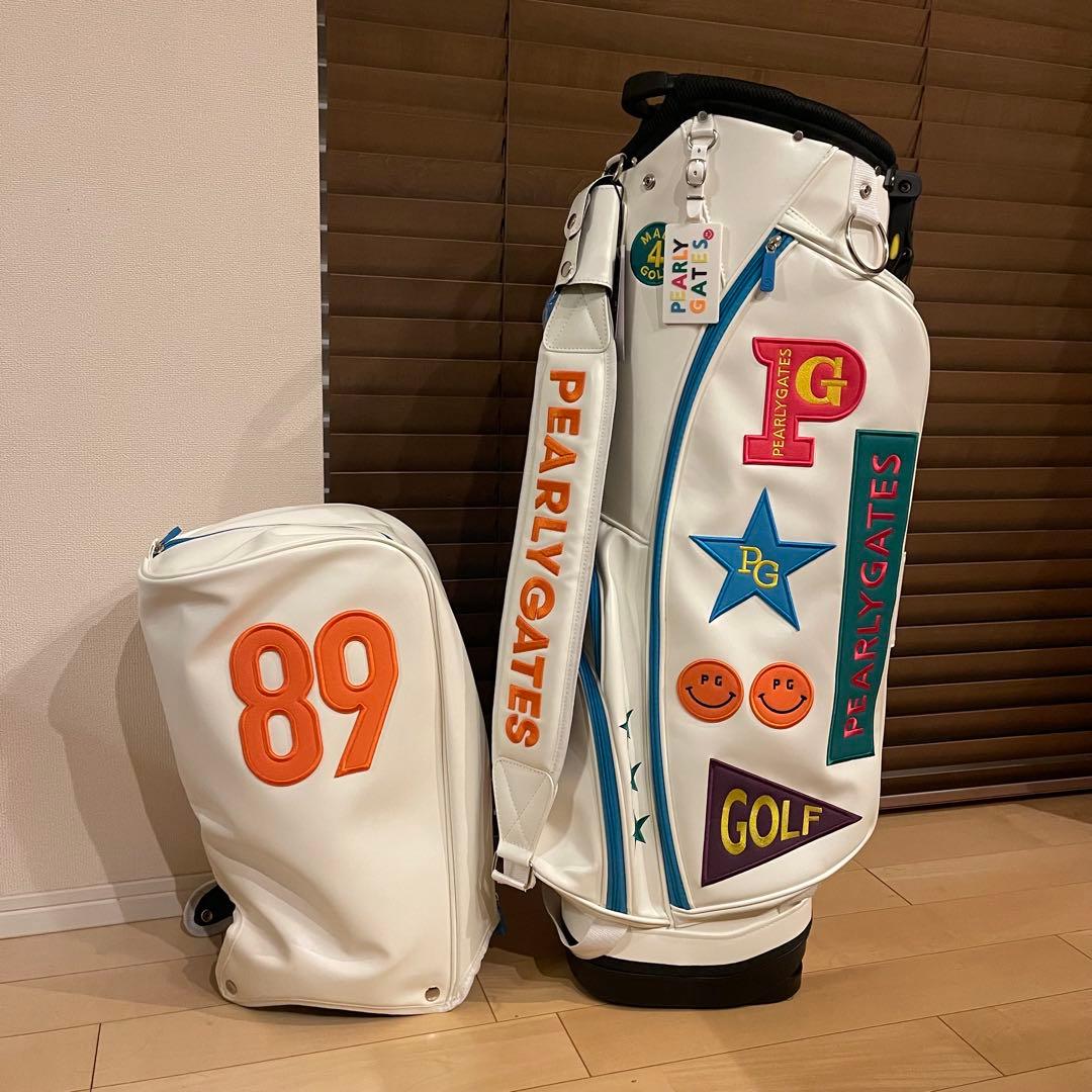 ま*ん様 【即発送】PEARLY GATESパーリーゲイツ キャディバッグ ゴル