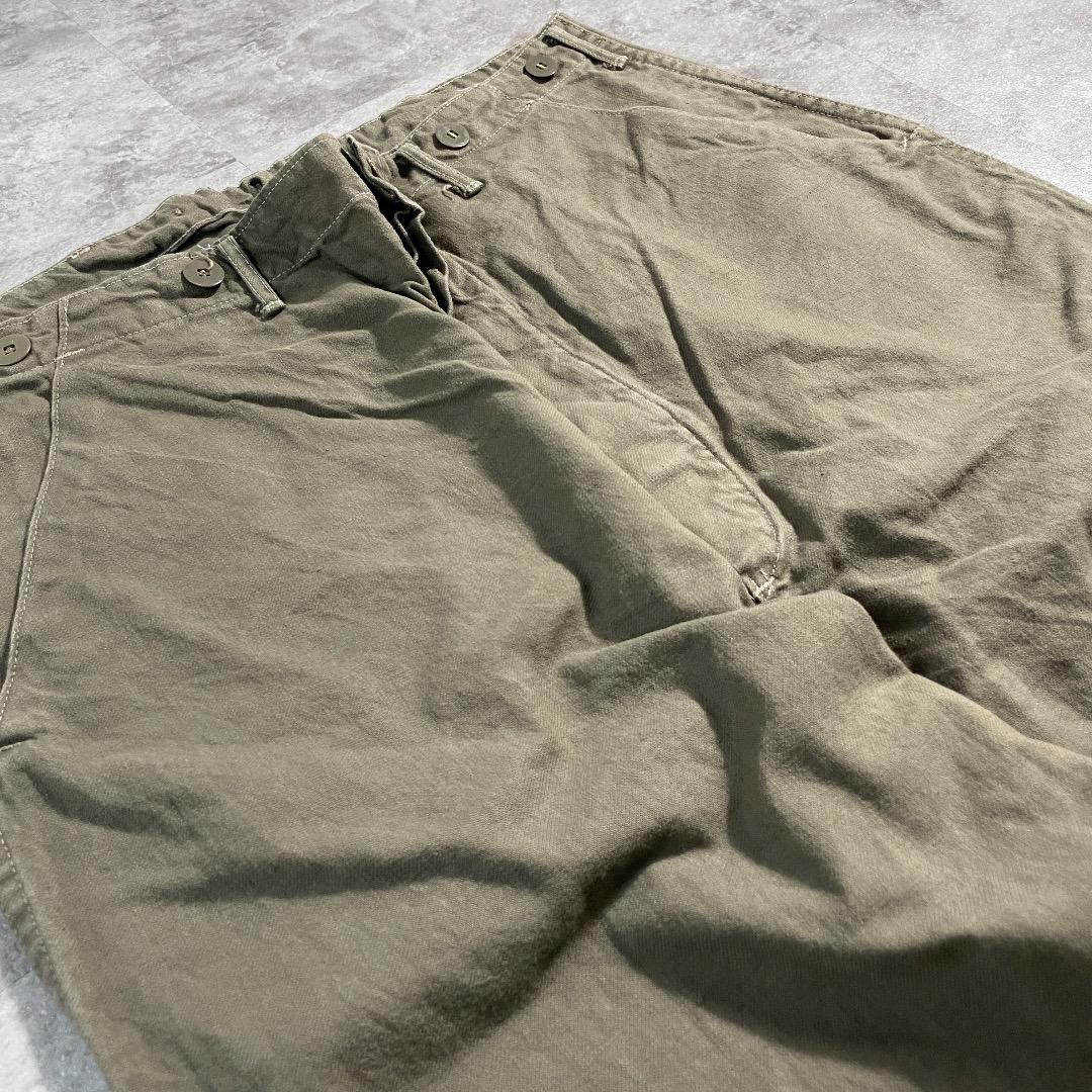 40-50s スウェーデン軍 コットン ミリタリー ベイカーパンツ M39
