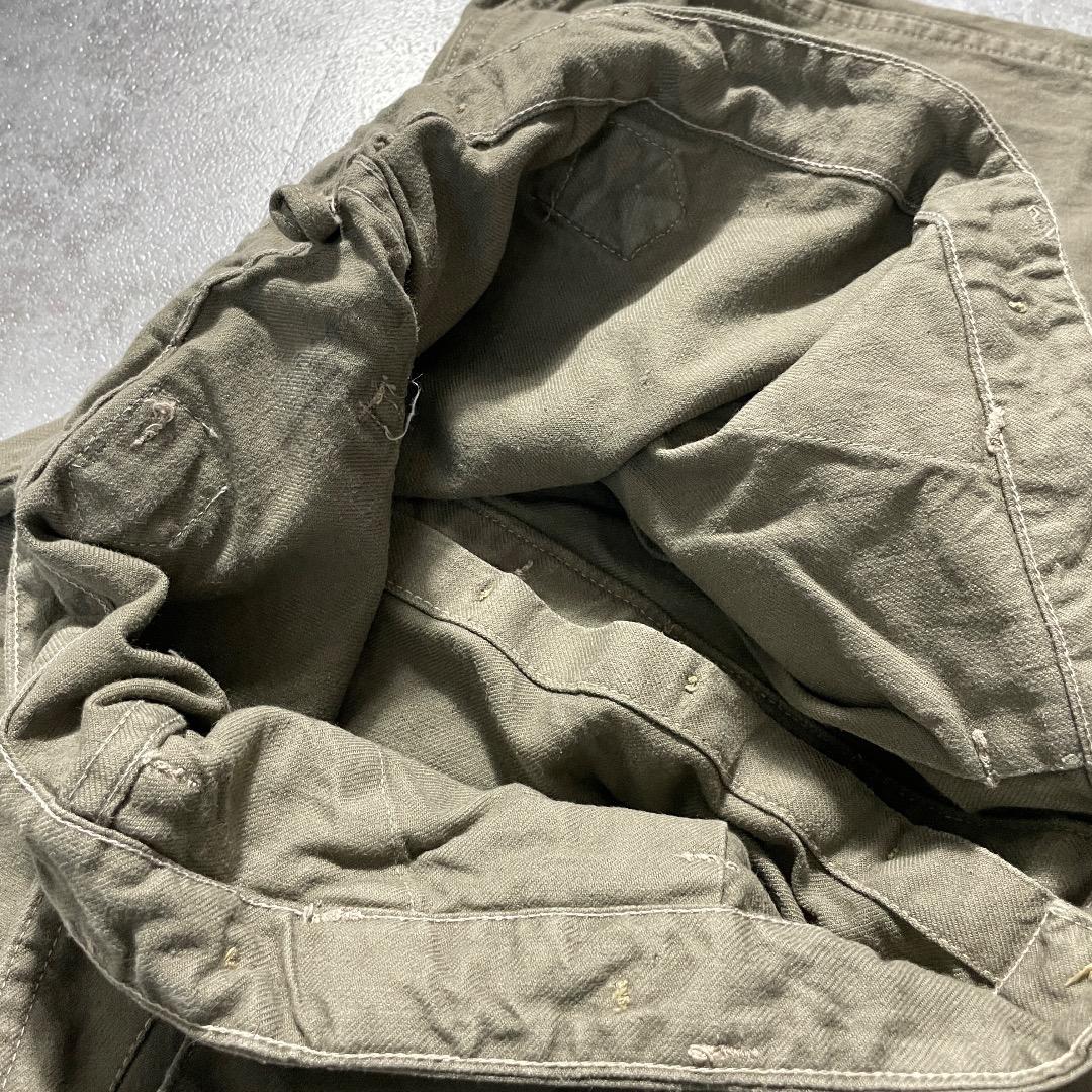 40-50s スウェーデン軍 コットン ミリタリー ベイカーパンツ M39