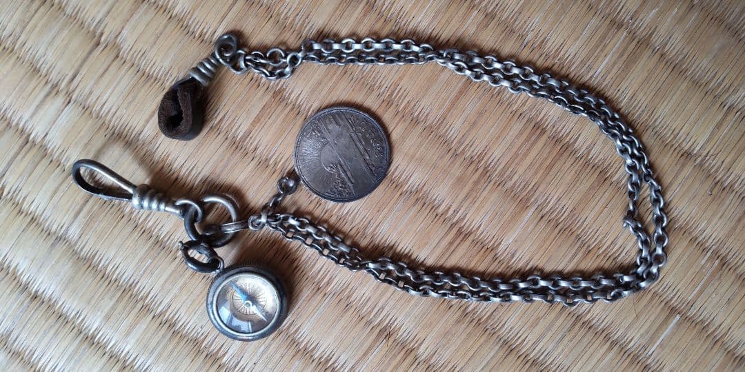 outdoor cafe　明治37〜38年　征露記念　純銀チェーンメダル